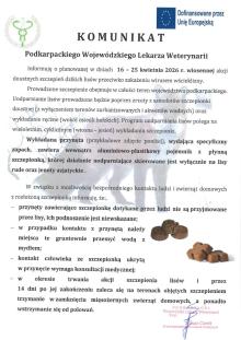 Wiosenna akcja szczepienia lisów